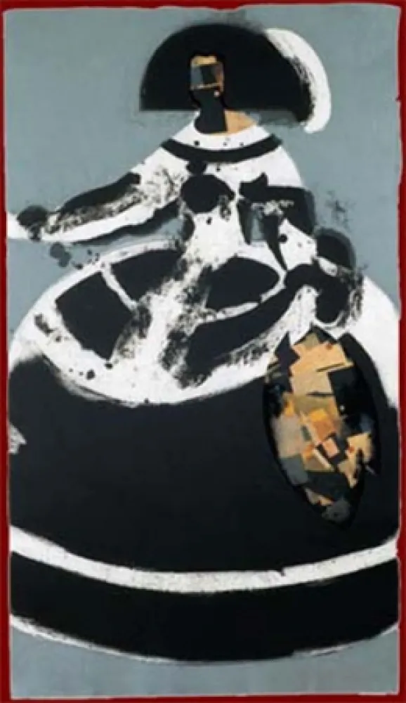 Aguafuerte Valdés - Reina Mariana II