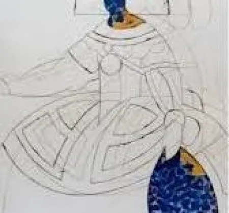 Aguafuerte Valdés - Reina Mariana VIII