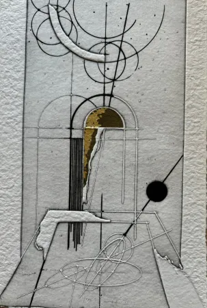 Aguafuerte Valentini - Astro della sera