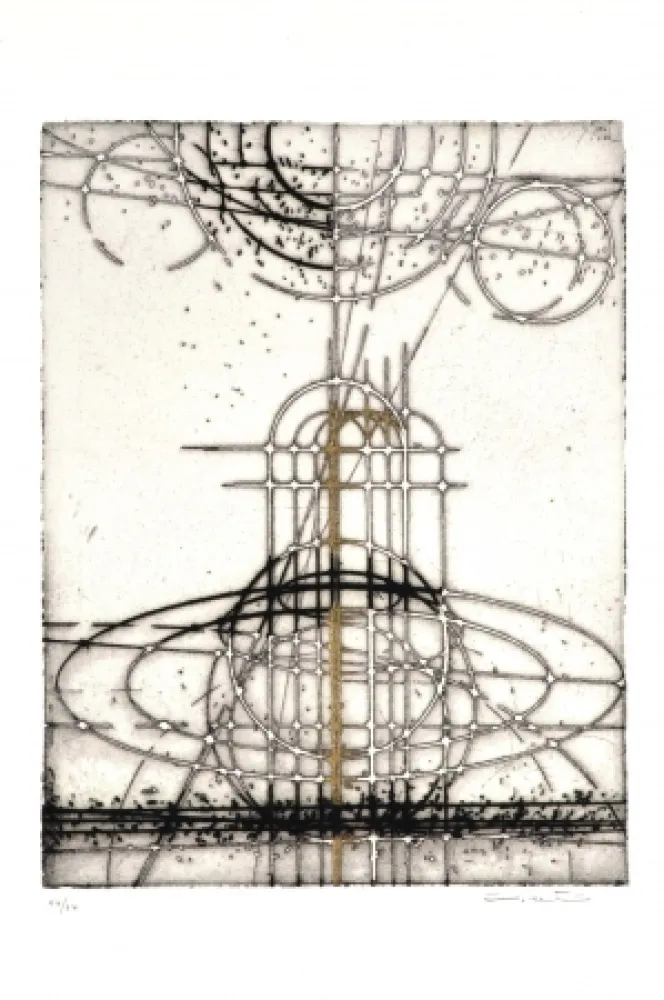 Grabado Valentini - “LE MISURE, IL CIELO”