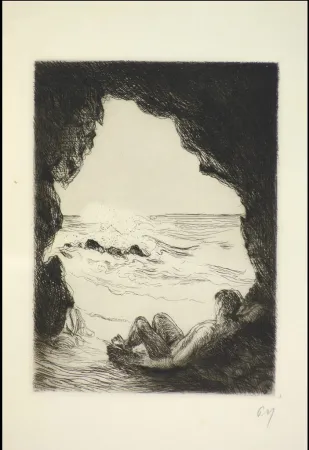 Libro Ilustrado Valery - Le cimetière marin. Orné de sept eaux-fortes originales de l'auteur (Paul Valéry)