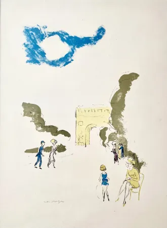 Litografía Van Dongen - Arc de Triomf