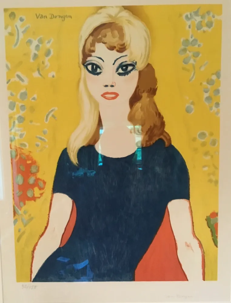 Litografía Van Dongen - Brigitte Bardot