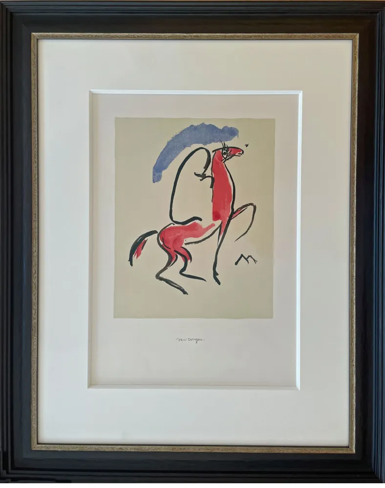 Litografía Van Dongen - Cavalier Arabe