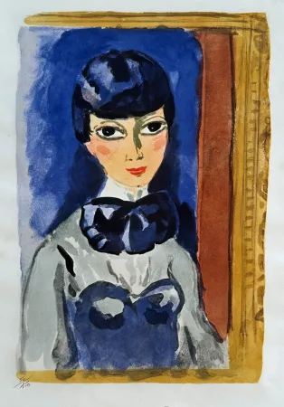 Litografía Van Dongen - Claudine