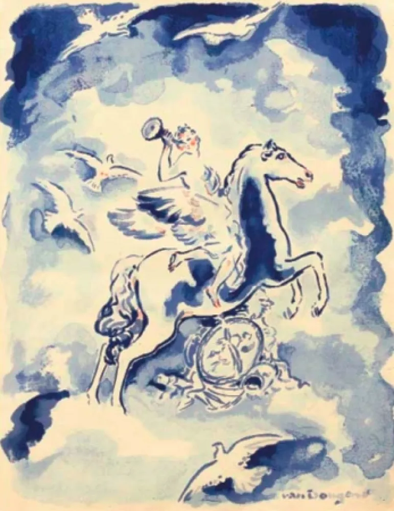 Litografía Van Dongen - Gloire a Paris