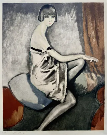 Aguatinta Van Dongen - La Chemise d'Argent