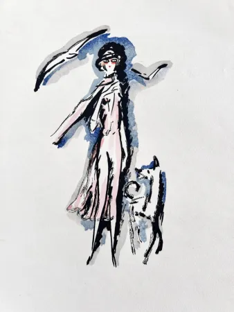 Litografía Van Dongen - La Garçonne