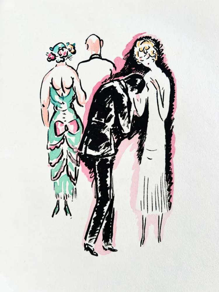 Litografía Van Dongen - La Garçonne