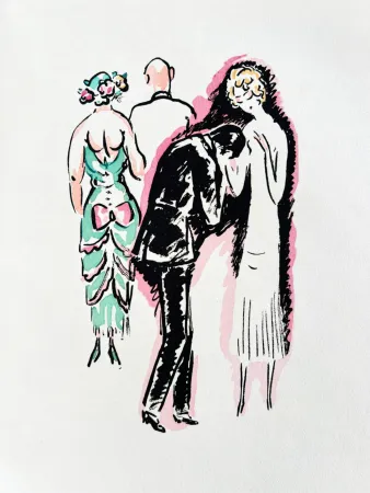 Litografía Van Dongen - La Garçonne