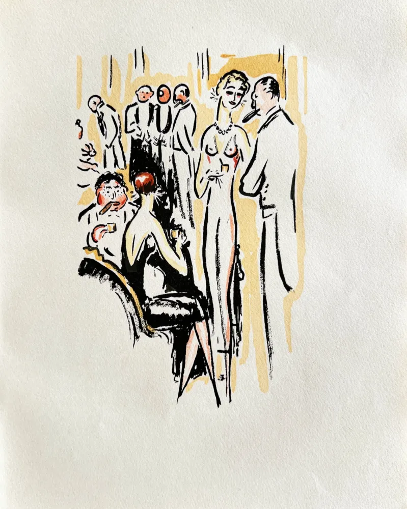 Litografía Van Dongen - La Garçonne