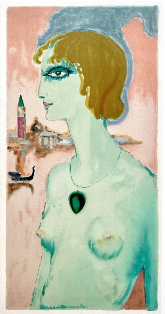 Litografía Van Dongen - La Marchese Luisa Casati