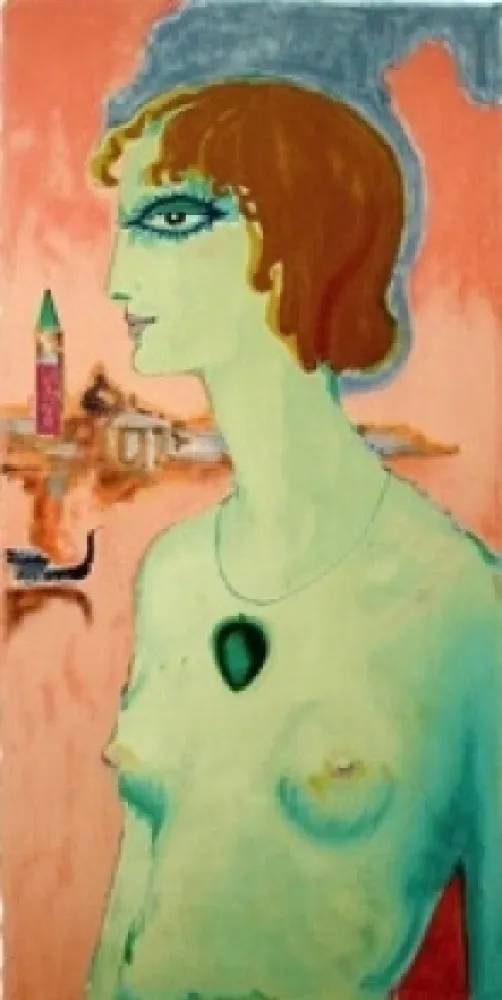 Litografía Van Dongen - La Marchese Luisa Casati