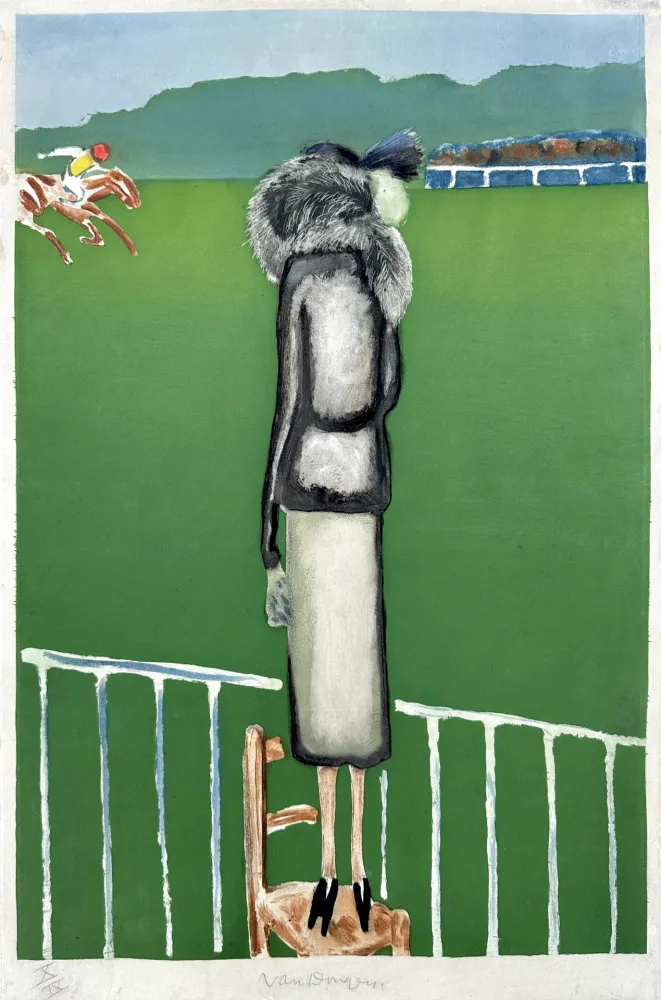 Aguatinta Van Dongen - Le Renard Argenté