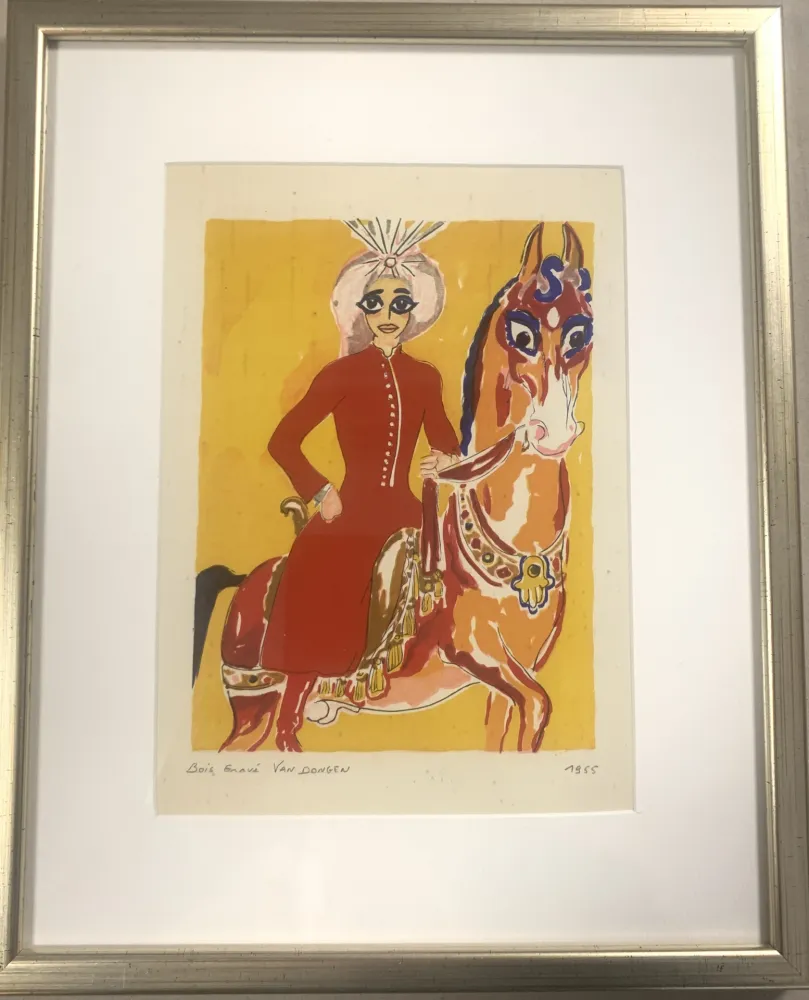 Grabado En Madera Van Dongen - Les 1001