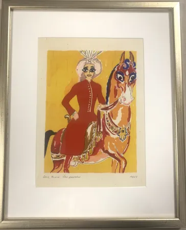 Grabado En Madera Van Dongen - Les 1001