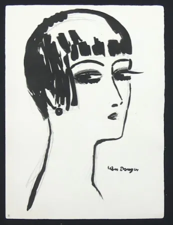 Litografía Van Dongen - Les Cheveux Courts