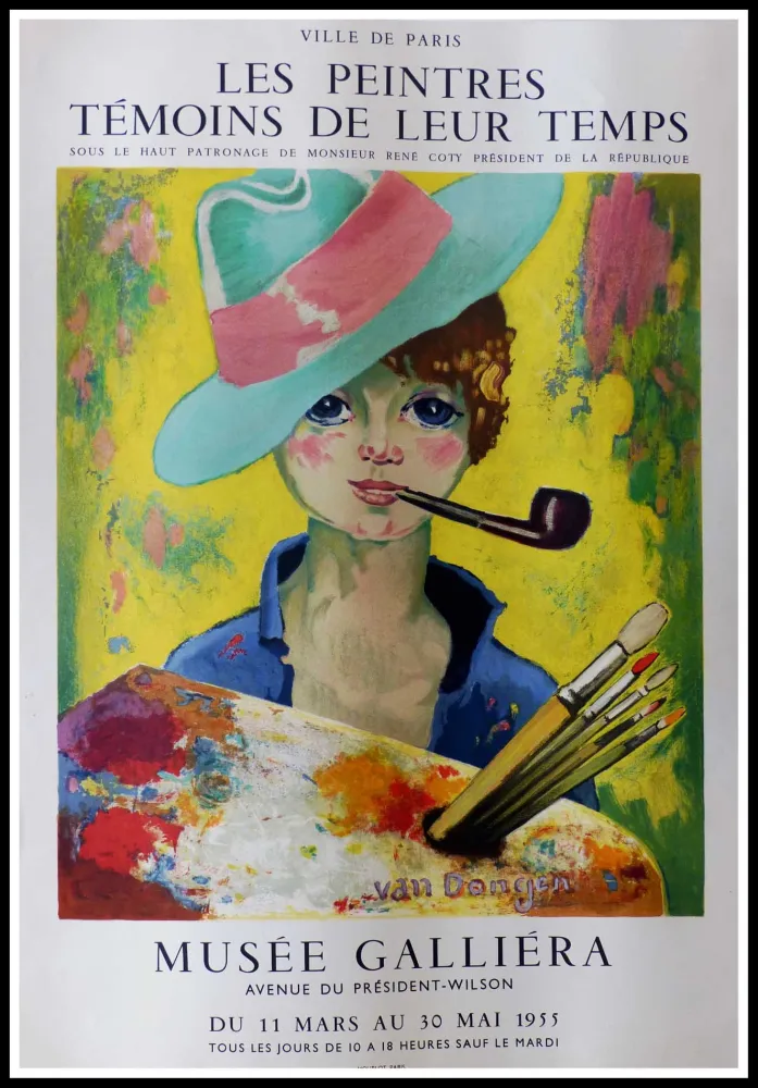 Litografía Van Dongen - LES PEINTRES TEMOINS DE LEUR TEMPS MUSEE GALLIERA