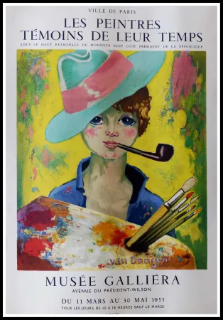 Litografía Van Dongen - LES PEINTRES TEMOINS DE LEUR TEMPS MUSEE GALLIERA