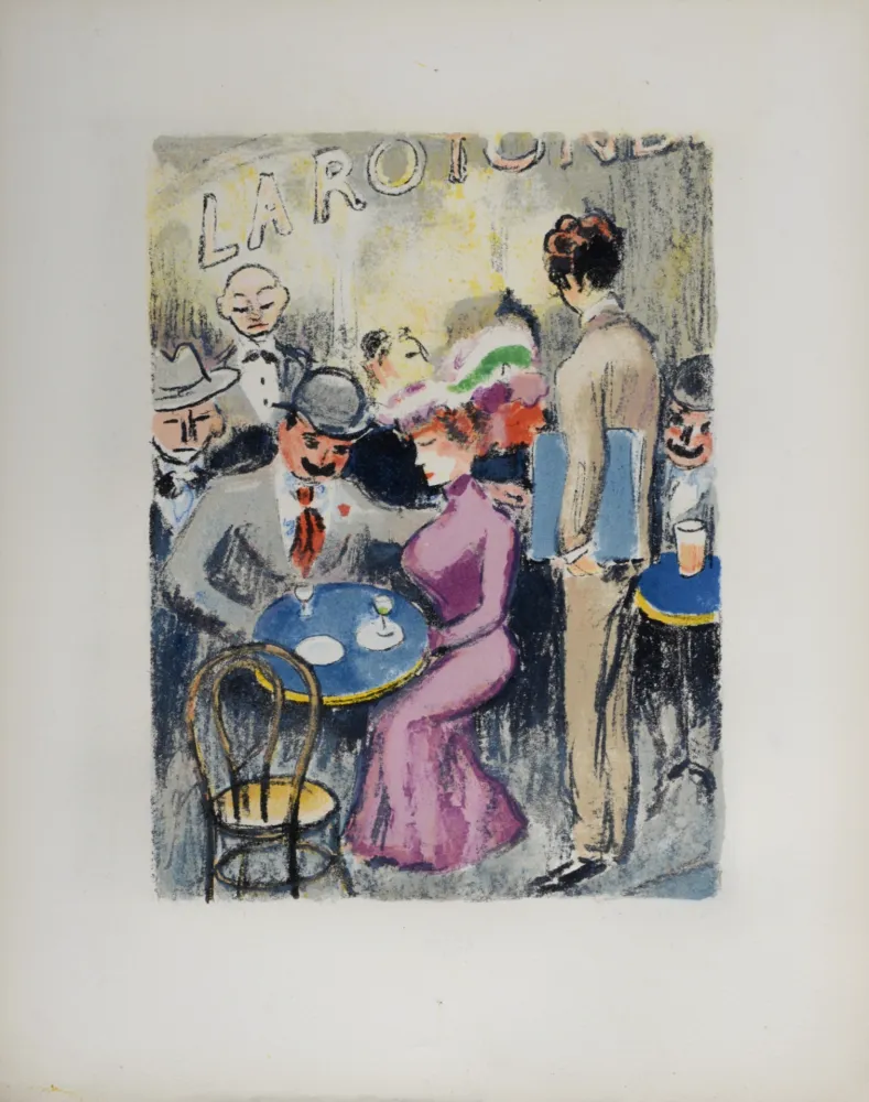 Litografía Van Dongen - Modigliani, peintre maudit de Montparnasse, 1949