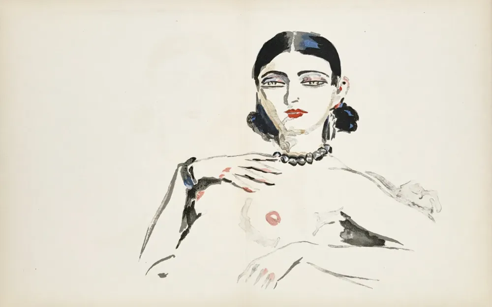 Litografía Van Dongen - Odalisque