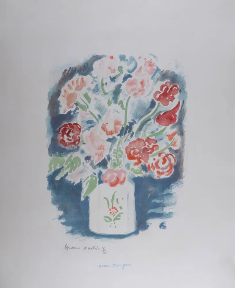 Litografía Van Dongen - Pois de Senteur