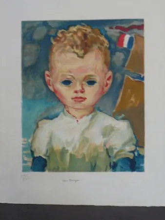 Litografía Van Dongen - Portrait d'enfant