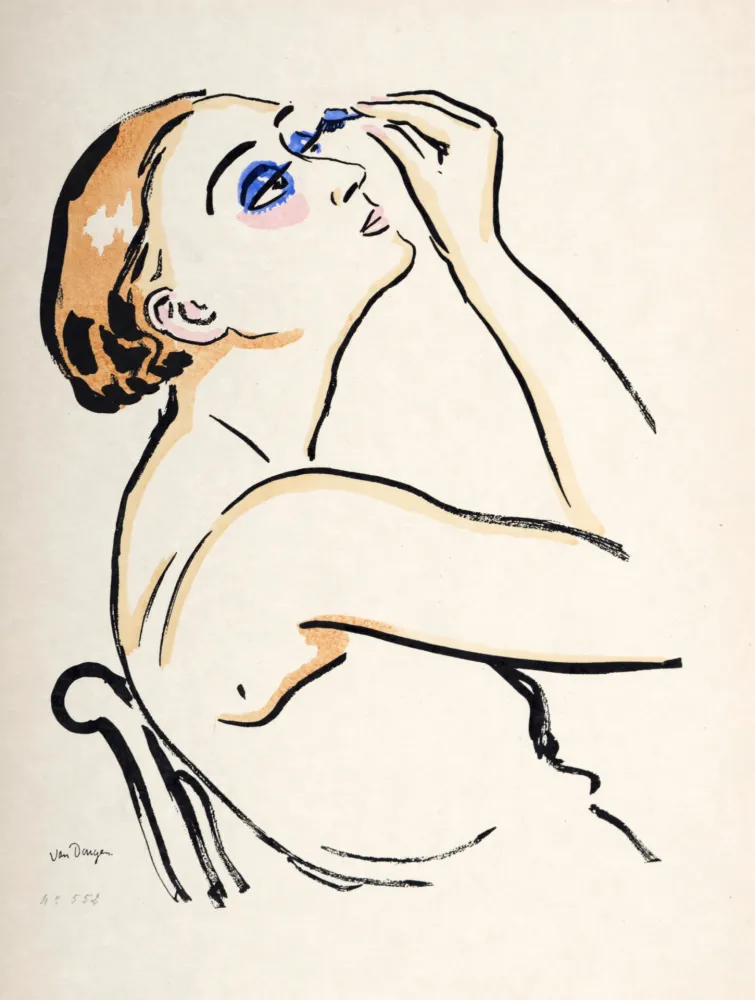 Litografía Van Dongen - Rimmel, 1920