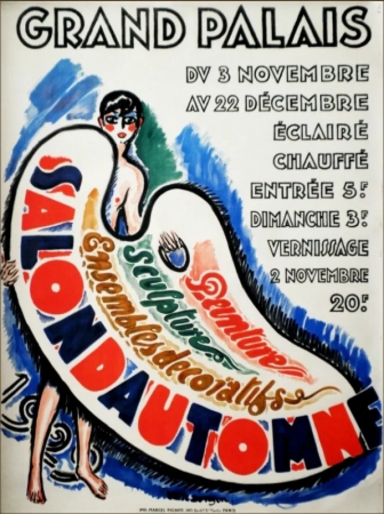 Litografía Van Dongen - Salon D'automne