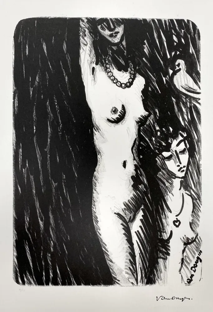 Linograbado Van Dongen - Torso