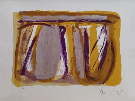 Litografía Van Velde - Apaisement 