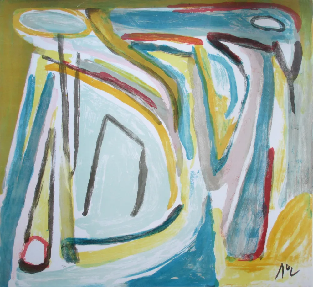 Litografía Van Velde - Appel