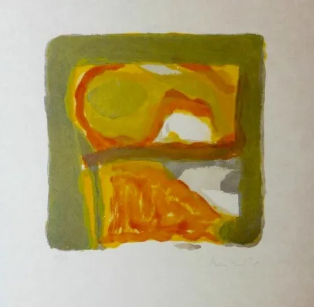 Litografía Van Velde - Automne