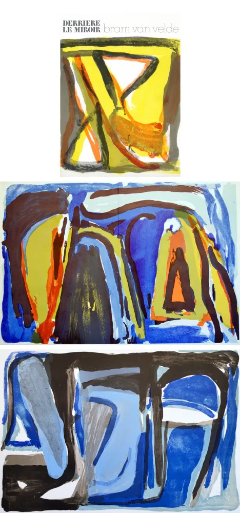 Libro Ilustrado Van Velde - BRAM VAN VELDE. Derrière le Miroir n° 216. Nov. 1975.