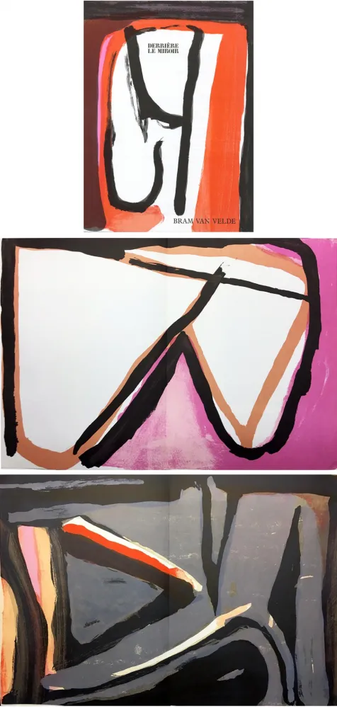 Libro Ilustrado Van Velde - BRAM VAN VELDE. Derrière le Miroir n° 240. Octobre 1980.