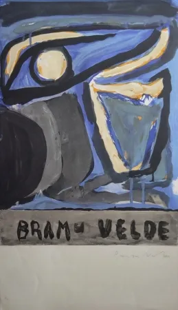 Litografía Van Velde - Composition 1970