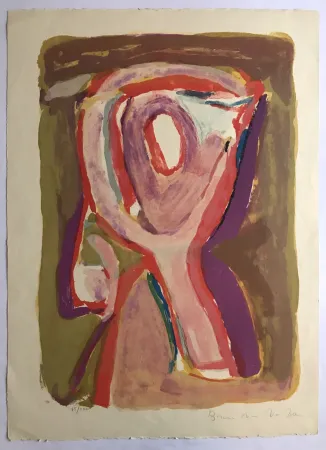 Litografía Van Velde - Crépuscule