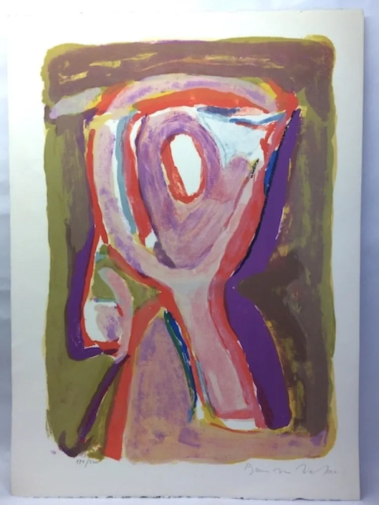 Litografía Van Velde - Crépuscule