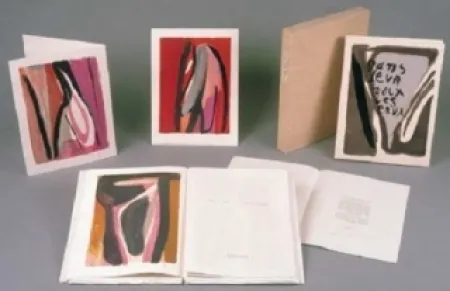 Libro Ilustrado Van Velde - Dans leur voix les eaux, André Du Bouchet