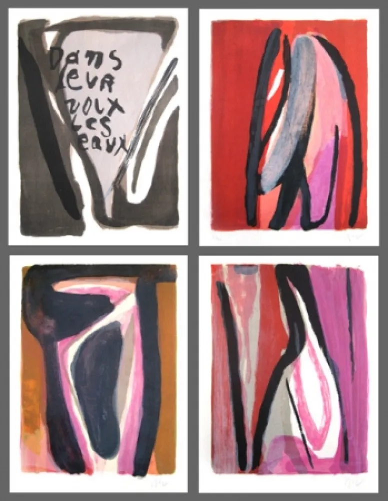 Libro Ilustrado Van Velde - Dans leurs voix les eaux