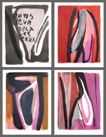 Libro Ilustrado Van Velde - Dans leurs voix les eaux