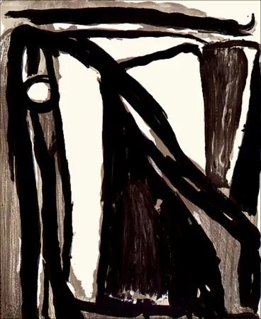 Litografía Van Velde - Décantement