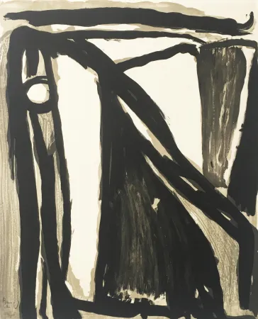 Litografía Van Velde - Decantement