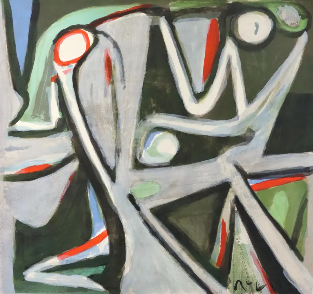 Litografía Van Velde - Désertique (MP 390)