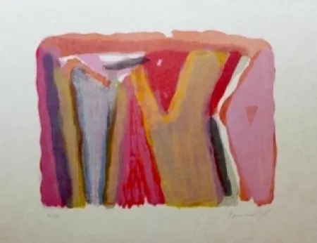 Litografía Van Velde - Devant