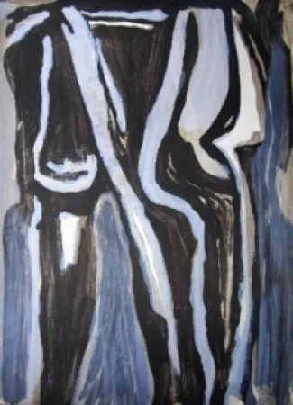 Litografía Van Velde - En dedans