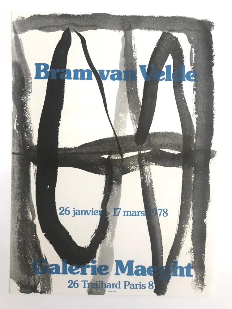 Cartel Van Velde - Galerie Maeght