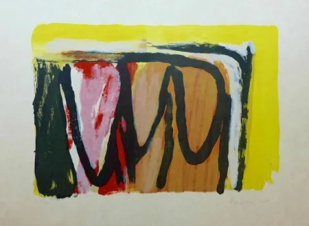 Litografía Van Velde - Hantise