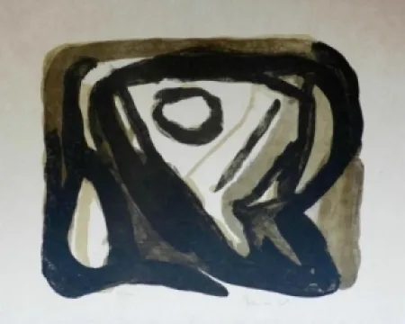 Litografía Van Velde - La chose