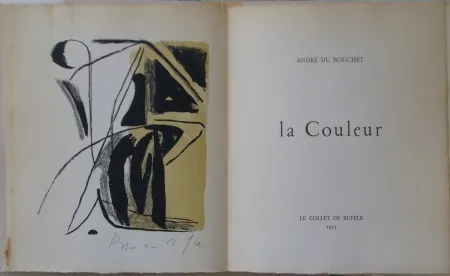 Litografía Van Velde - La couleur